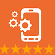 Application Reviews and Rating Icon