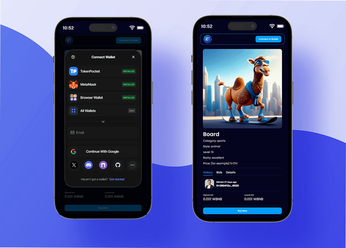 App Screenshot Hover