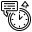 Faster customer response icon
