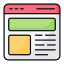 Frontend technology stack icon