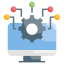 Redis caching solution icon