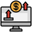 Subscription-based trading platform icon