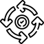 Automated customer follow-up icon