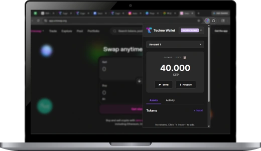 Techno Wallet Multi-Chain Web3 Browser Extension