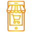 Android and iOS mobile eCommerce apps icon