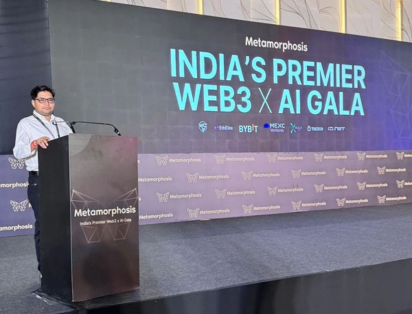AI and blockchain discussion at Gurgaon event