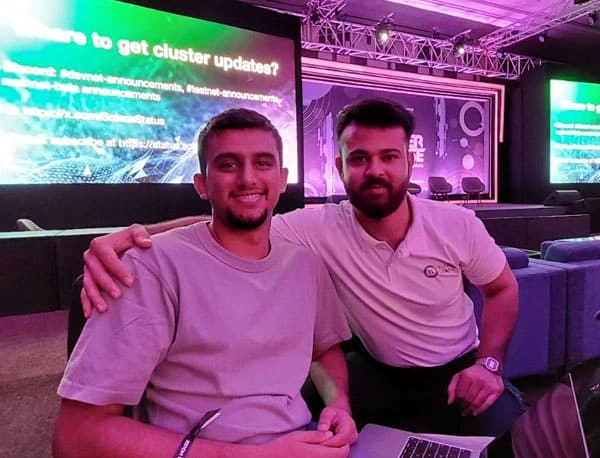 Technoloader in blockchain hackathon Bangalore