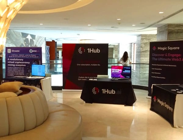 Crypto discussion at Web3 Dubai conference