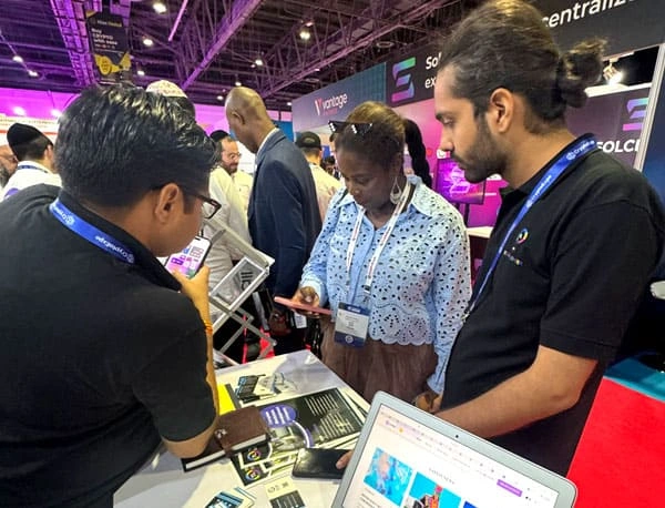 Web3 demo at Dubai crypto event
