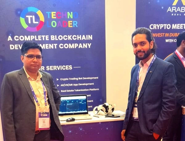 Technoloader showcasing crypto services