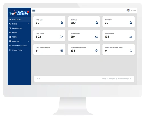 Features of live cricket score app solution Image