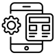 User-friendly UI/UX Design icon