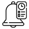 Smart reminders and notifications icon