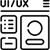 UI UX website design icon