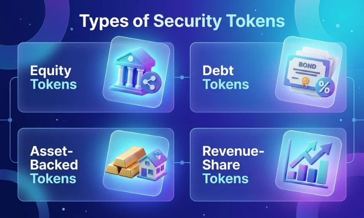 Types of Security Tokens Image