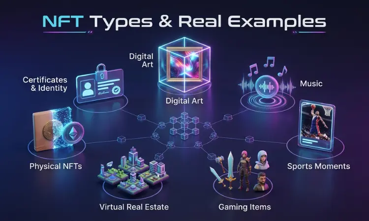 NFT types & Real Examples
