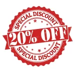 20 % off discount