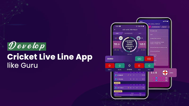 Live Line Cricket App like Guru development services company