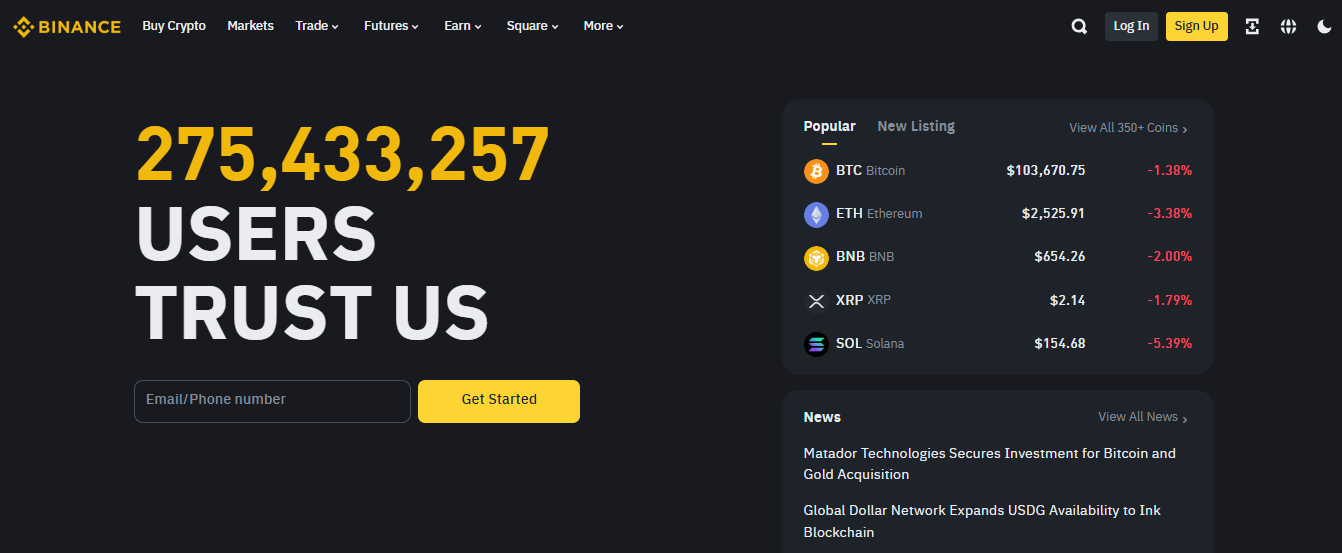 binance: best delta exchange alternative