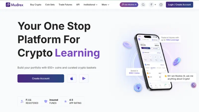 mudrex platform Image