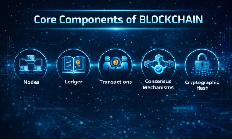 main elements of blockchain
