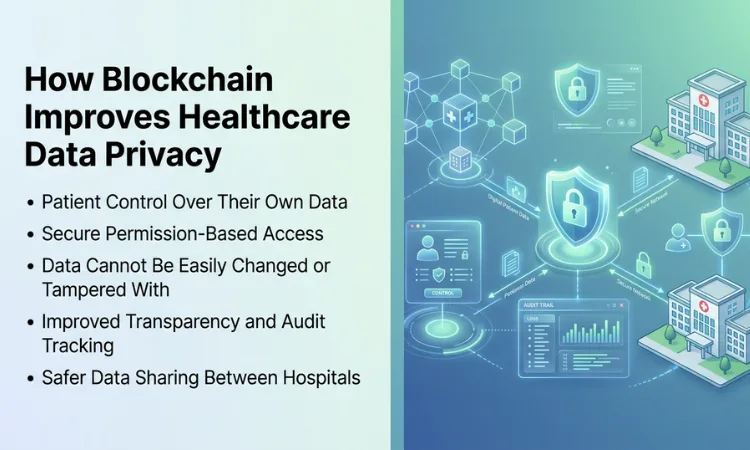 How Blockchain Improves Healthcare Data Privacy Image