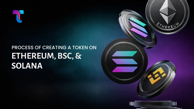 Process of Creating a Token on Ethereum, BSC & Solana