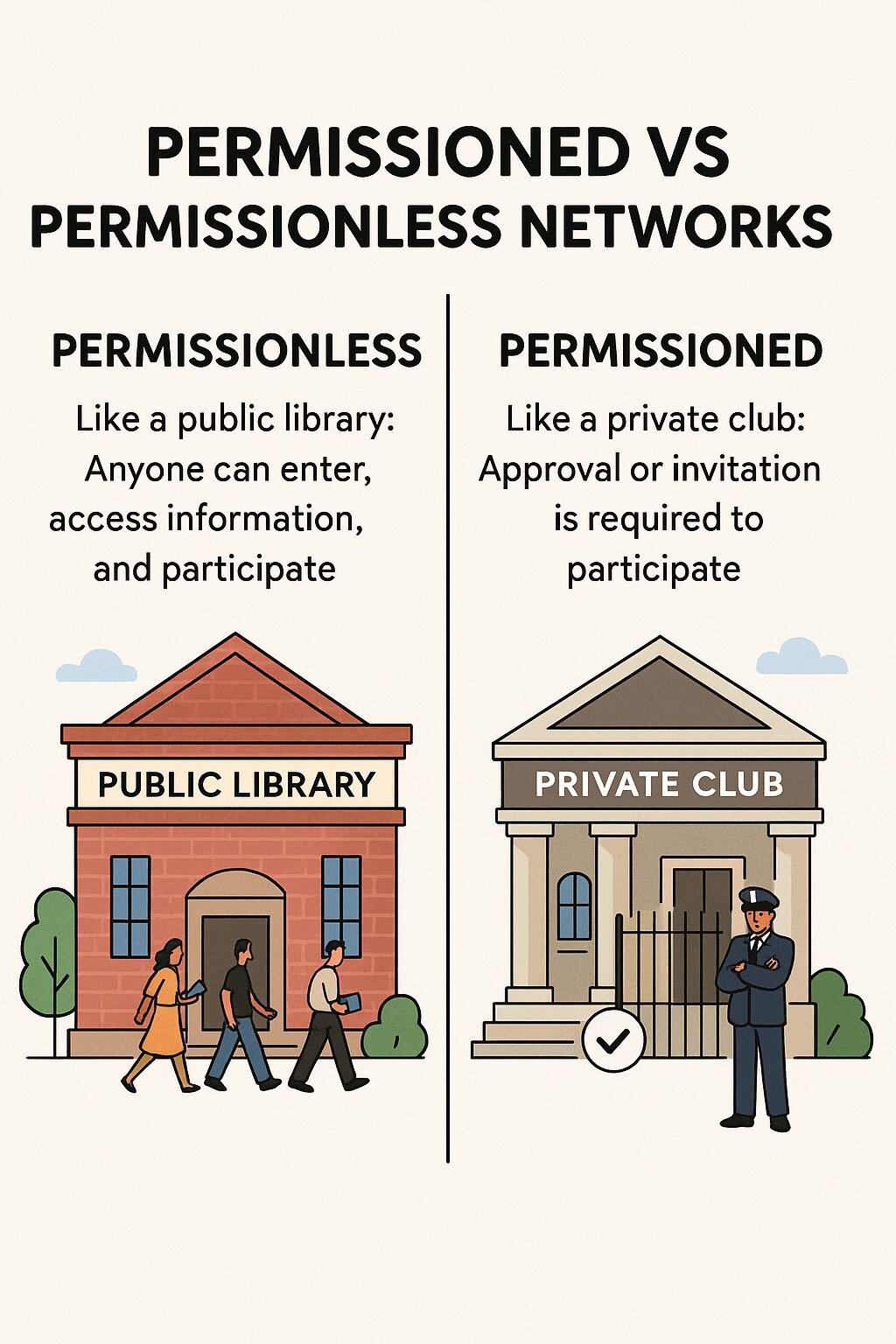 Public vs permissionless networks