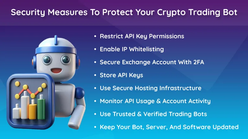 Security Measures for Protection of Crypto Trading Bot