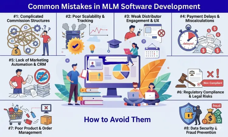 8 Common Mistakes in MLM Software Development and How to Avoid Them