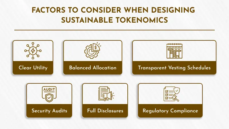 Factors to Consider When Designing Sustainable Tokenomics image
