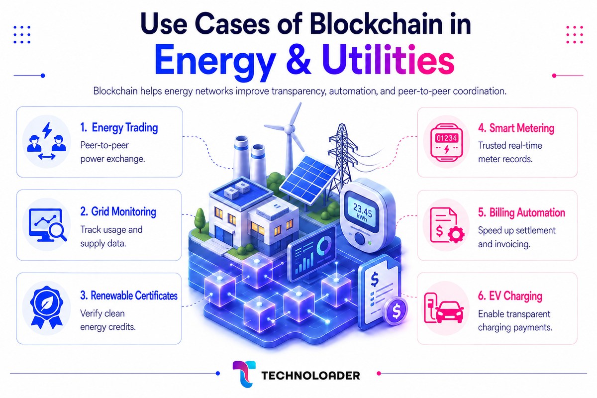 Blockchain use cases in energy and utilities