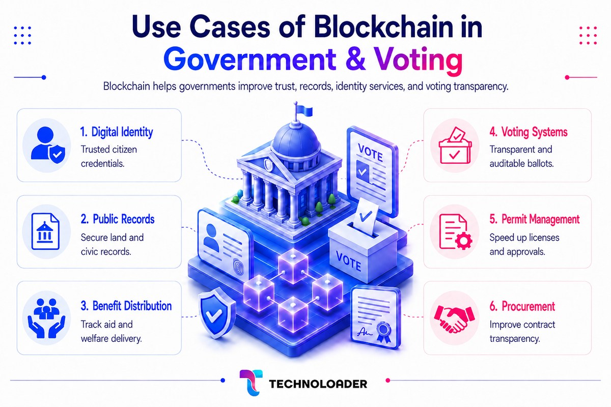 Blockchain use cases in government and voting